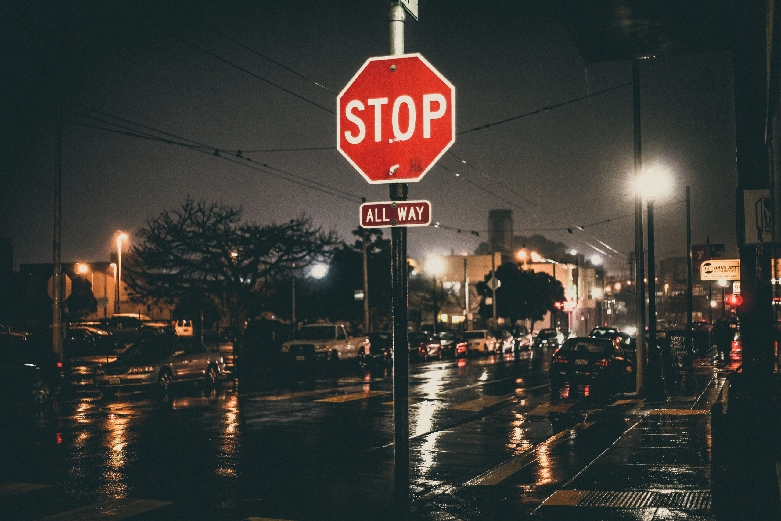 All Way Stop Sign